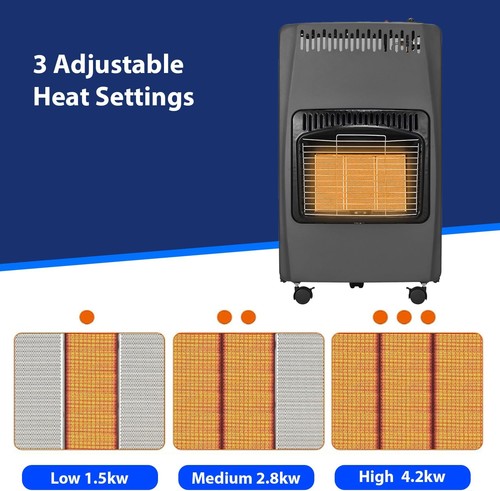 2kw portable gas heater - portable,